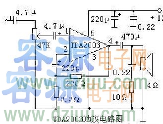 TDA2003<a href=http://www.ytjinfuren.com/gongfangdianlu/ target=_blank class=infotextkey>·D</a>