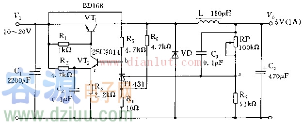 TL431<a href=http://www.ytjinfuren.com/kaiguandianyuan/ target=_blank class=infotextkey>_P(gun)Դ·D</a>5V,1A