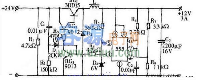 24VD(zhun)12V_(ki)P(gun)Դ·D